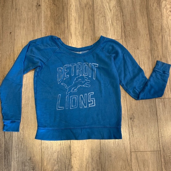 Junk Food Clothing Tops - Crew neck Detroit Lions Football Sweatshirt